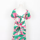 Green and Pink Maxi Dress, Size 8-3