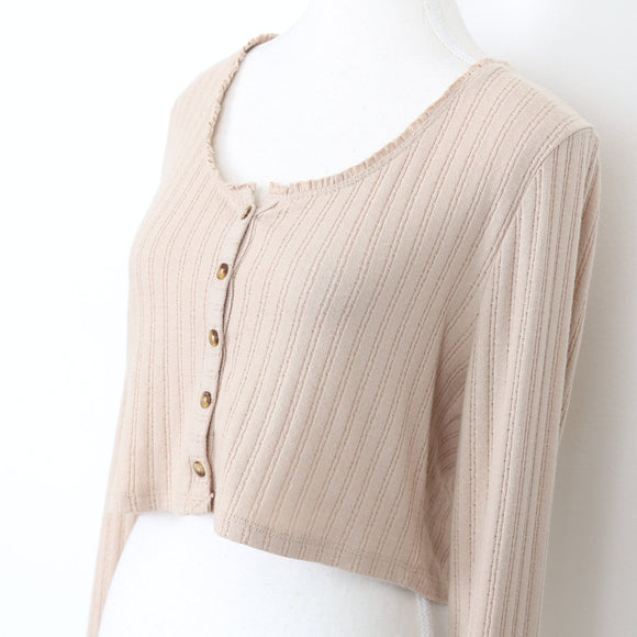 Cropped Vest-Style Blouse, Size M