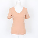 Country Road Beige V-Neck T-Shirt | Size XXS-1