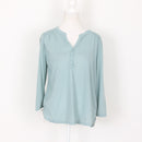 H&M Blue Long-Sleeve T-Shirt | Size S-1