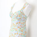 Bright Floral Maxi Dress | Size S-3