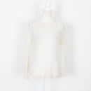 Cream Embroidered Cover-Up | Size M-1