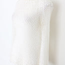 Cream Embroidered Cover-Up | Size M-2