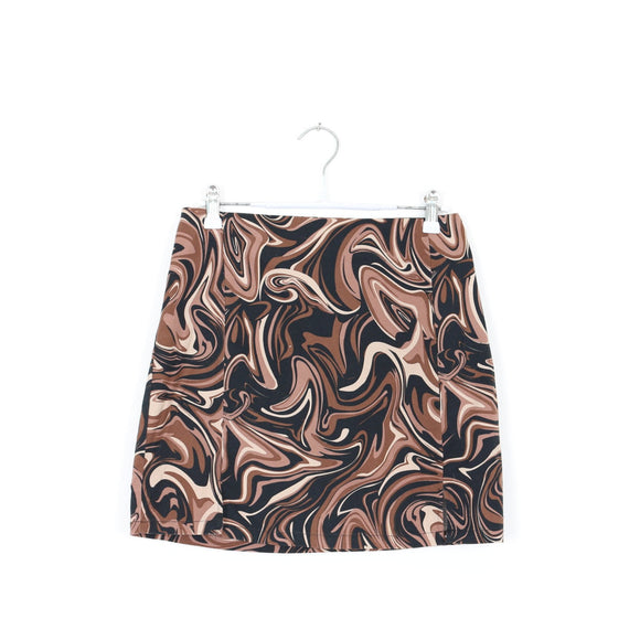 Factorie Marble Print Skirt | Size 8