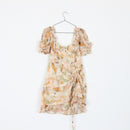 Orange & Green Corset-Style Dress | Size XL-1