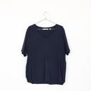 Country Road Navy Blue V-Neck T-Shirt | Size L-1