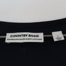Country Road Navy Blue V-Neck T-Shirt | Size L-2