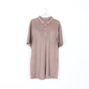 Brown Golf Shirt | Size M-1
