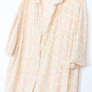 Beige Floral Blouse | Size L-2