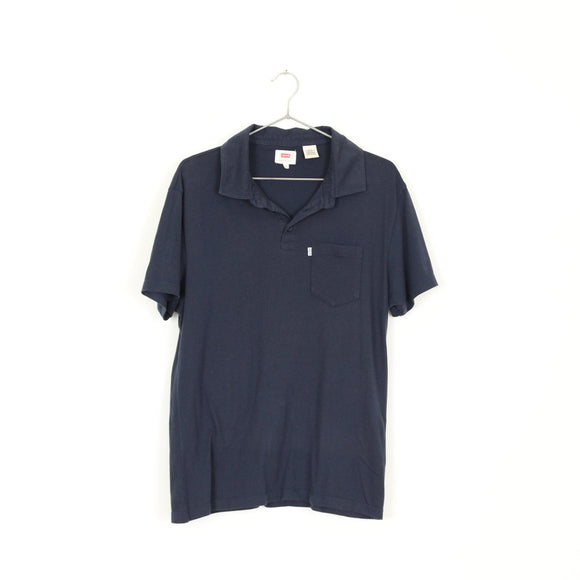 Levi's Navy Blue Golf Shirt | Size M