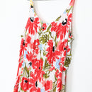 Red Floral Dress | Size L-2