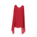 Maroon Dress with Sleeve Accents | Size 2XL-1
