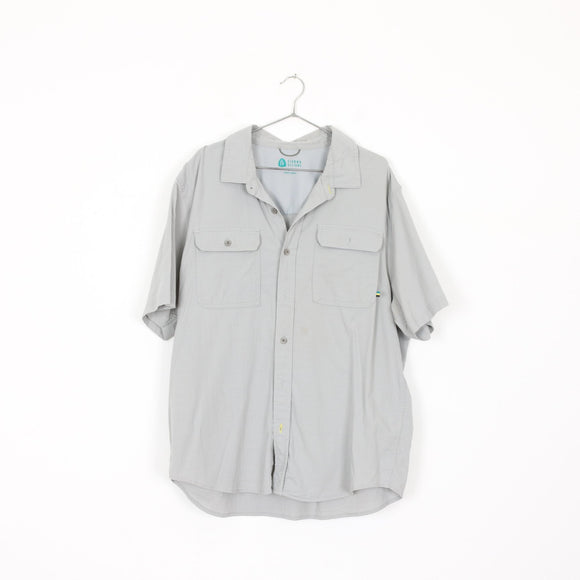 Sierra Designs Grey Short-Sleeve Shirt | Size XL