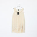 Donna Claire Beige Embroidered Dress | Size 18-1