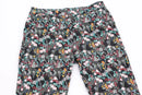 H&M Black Floral Print Pants | Size 8 | Pre-Loved-2
