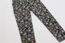 H&M Black Floral Print Pants | Size 8 | Pre-Loved-3