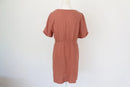 Burnt Orange Button-Down Dress – Size S | Thrift Finds-4