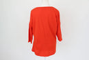 Bright Orange Long-Sleeve Top – Size M | Thrift Finds-4