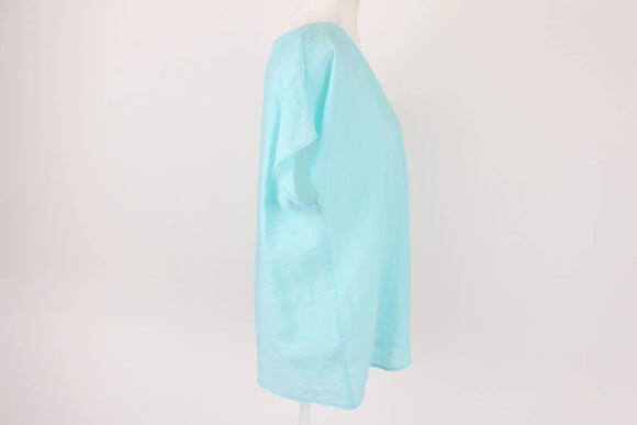 Exact Light Blue V-Neck Blouse | Size 10 | Brand New