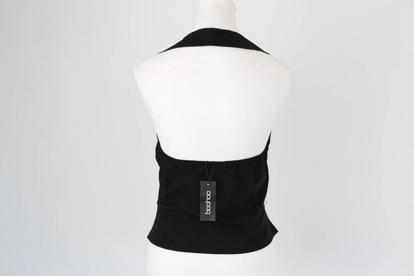 Black Waistcoat Blouse – Size 14 | Brand new