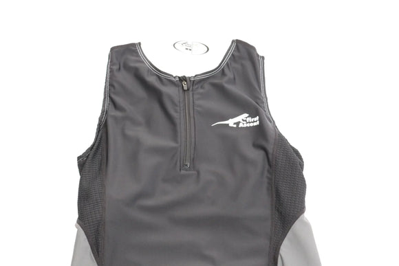 First Ascent Black Race Tri Vest | White Accents | Size M | Brand New