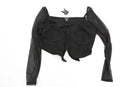 Black Cropped Lace Corset Top – Size 20 | Brand new-1