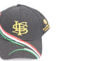 Black Embroidered Cap – One Size | Brand new-3