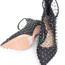 Schultz black pointy veiled heels with a sparkly touch - 39-3
