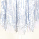 Silver Strappy V-Neck Satin & Tulle Midi Dress | Size 13/14-3