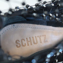 Schultz black pointy veiled heels with a sparkly touch - 39-4