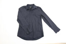 H&M Navy Open Polka Dot Shirt | Size L | Pre-Loved-1