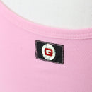 Pink Ribbed Strappy Cropped Cami Top | Size M | Pre-Loved-4