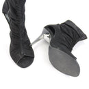 Carrano Made in Brazil open toe suede heels - 38-4