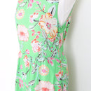 Poetry Green Floral Linen Maxi Dress – Sleeveless | Size 10 | Pre-Loved-3