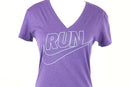 Nike Dri-Fit Purple & Blue Running Top | Size XS | Pre-Loved-2