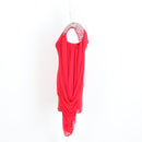 Monai Red Sequin-Shoulder Bodycon Mini Dress | Size S | Brand New-3