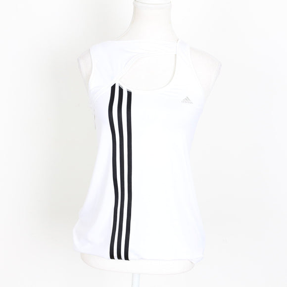 Adidas Climacool White 3-Stripes Tank Top | Size 38 | Brand New