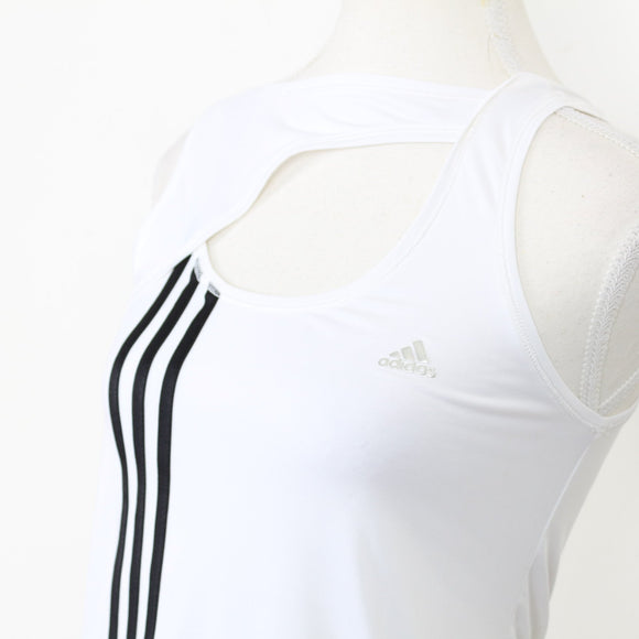 Adidas Climacool White 3-Stripes Tank Top | Size 38 | Brand New
