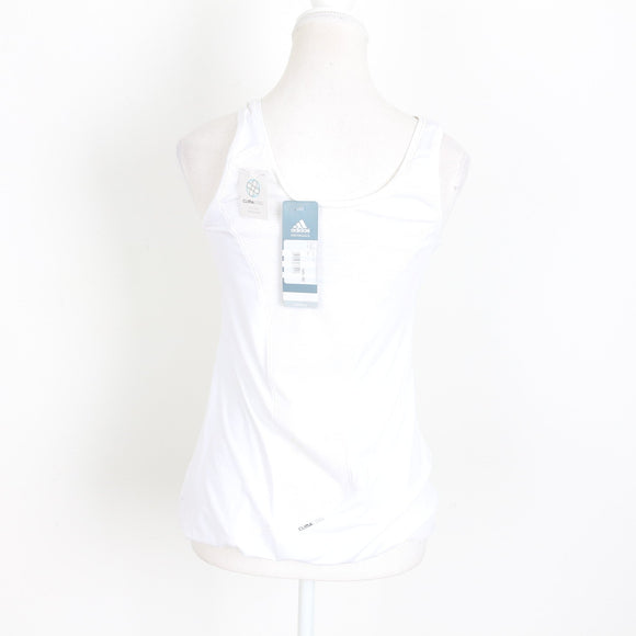 Adidas Climacool White 3-Stripes Tank Top | Size 38 | Brand New