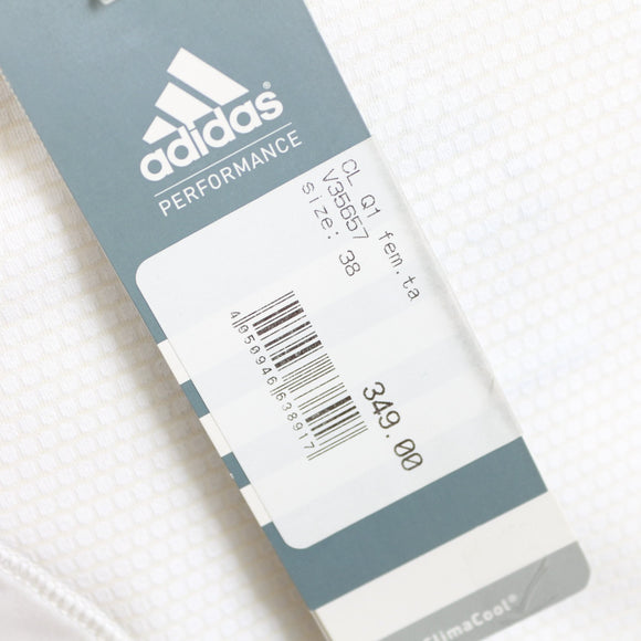 Adidas Climacool White 3-Stripes Tank Top | Size 38 | Brand New
