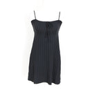 Morgan Black Strappy Pleated Mini Dress | Size S | Pre-Loved-1