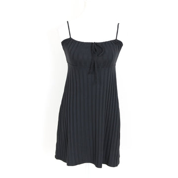 Morgan Black Strappy Pleated Mini Dress | Size S | Pre-Loved