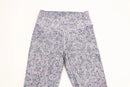 Purple Floral Print Tights – Size S | Thrift Finds-2