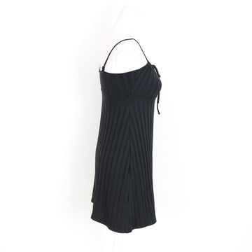 Morgan Black Strappy Pleated Mini Dress | Size S | Pre-Loved - 0