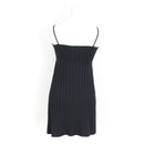 Morgan Black Strappy Pleated Mini Dress | Size S | Pre-Loved-3