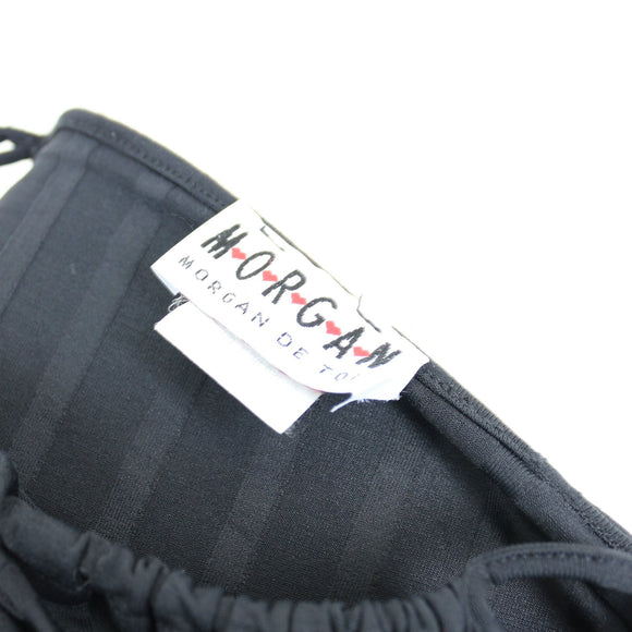 Morgan Black Strappy Pleated Mini Dress | Size S | Pre-Loved