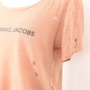 Marc Jacobs Peach Logo Scoop-Neck T-Shirt | Size S | Pre-Loved-2