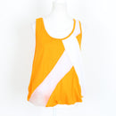Adidas by Stella McCartney Orange & White Racerback Tank Top | Size 34 | Pre-Loved-1