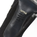 Schutz Black Suede Pointed-Toe Stiletto Shoe Boots with Side Zip, Size 38-4