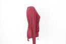 Maroon Knitted Wrap Bodysuit – Size S | Thrift Finds-3